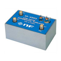 NF SA-430F5 Instruction Manual