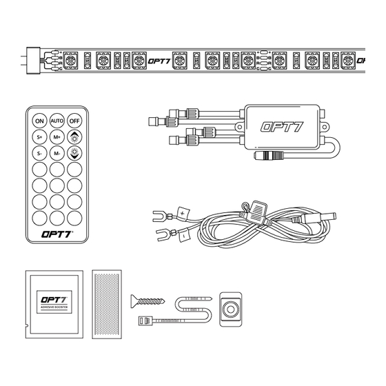 OPT7 AURA UNDERGLOW FLEXIBLE LIGHTING KIT Installation Manual