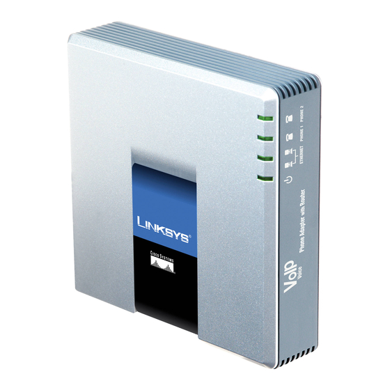 Linksys SPA2102-NA - VOIP Router 2 FXS RJ45 Manuals