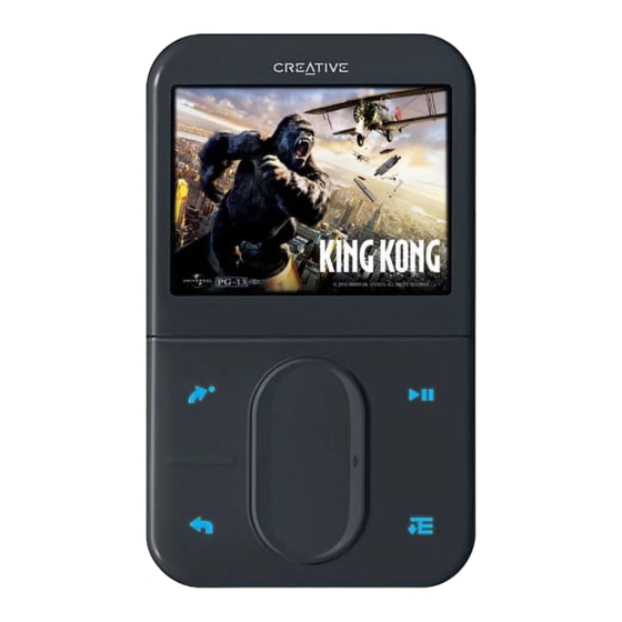 Creative 70PF169000001 - ZEN VISION:M 30 GB Digital Player User Manual