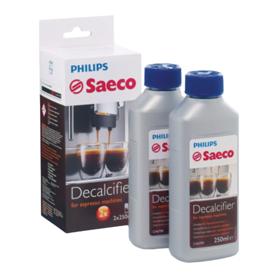 Philips Saeco CA6701/00 Quick Manual