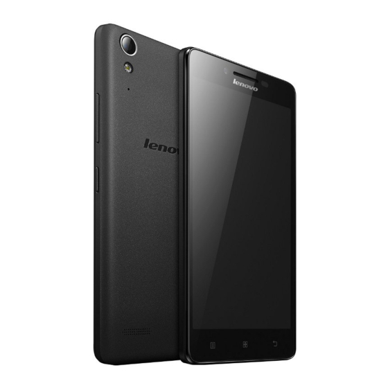 Lenovo a6000 Quick Start Manual