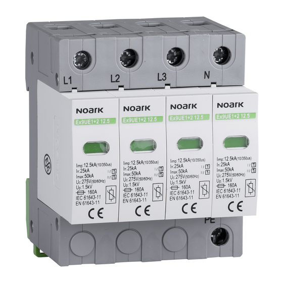 Noark Ex9UE1 Mounting Instruction