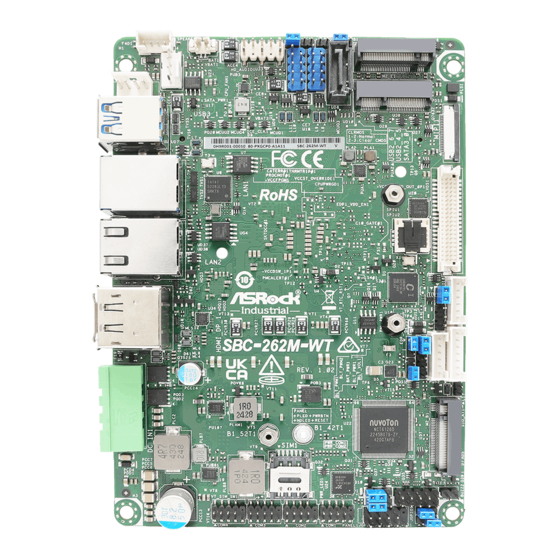 ASROCK SBC-262M-WT User Manual