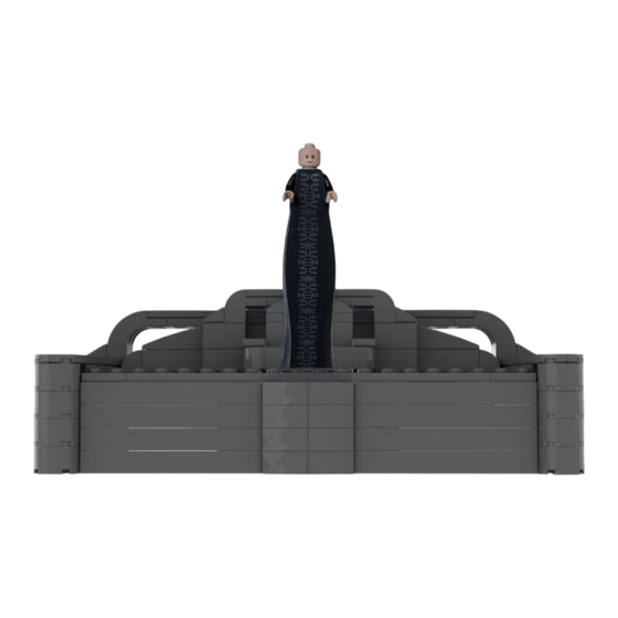 LEGO DUNE Baron Harkonnen Throne Instructions Manual