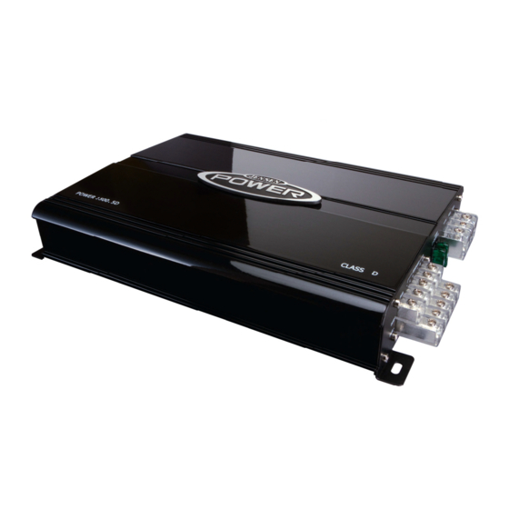 Jensen POWER 1500.5D Installation & Operation Manual