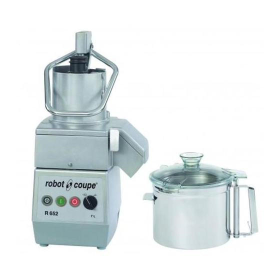 Robot Coupe R 502 e Instructions Manual