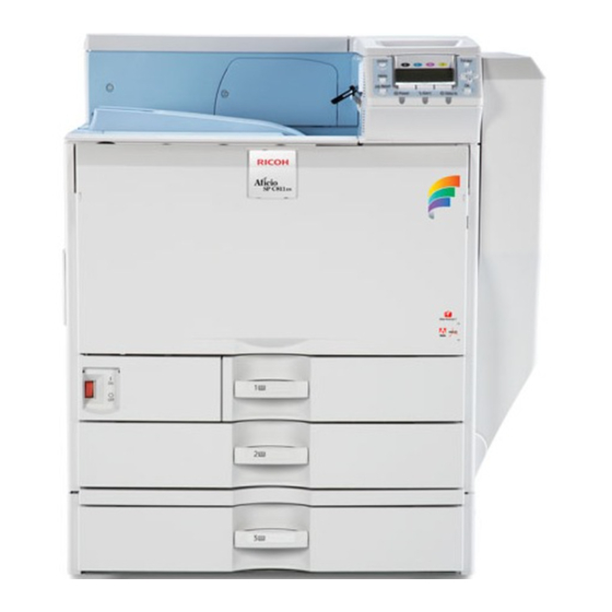 Ricoh Aficio SP C811DN Series Brochure & Specs