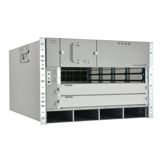 Cisco Nexus 7004 Hardware  Installation And Reference Manual