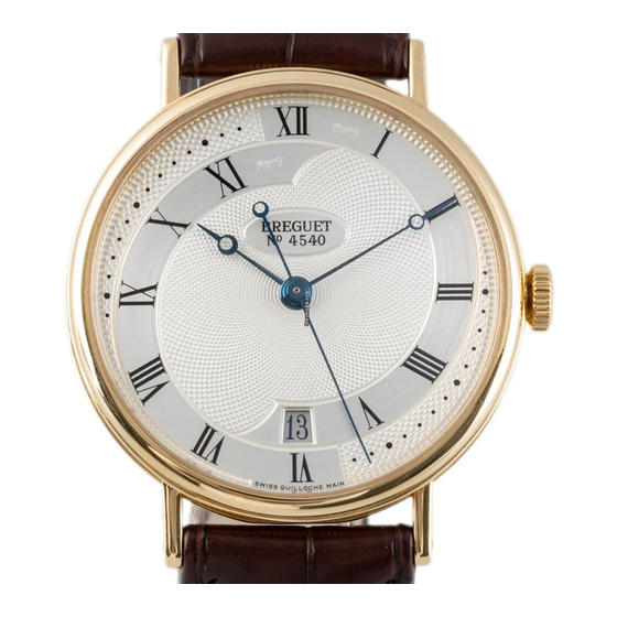 Breguet 5197 Instructions For Use Manual