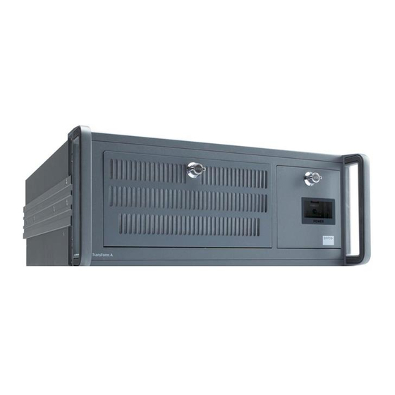 Barco TransForm A series User Manual