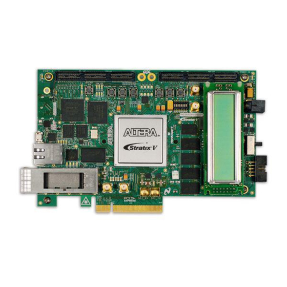 Altera Stratix V GX User Manual