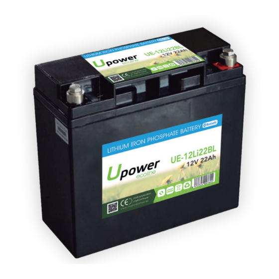 UPOWER Ecoline UE-12Li22BL Quick Start Manual