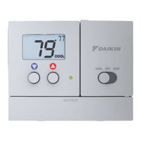 Daikin TSTATD1100-2 Owner's Manual And Installation Instructions