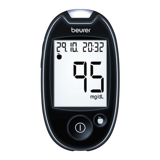 Beurer medical GL 44 Instructions For Use Manual
