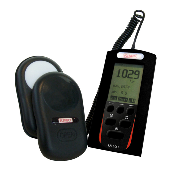 sauermann LX 100 Quick Start Manual