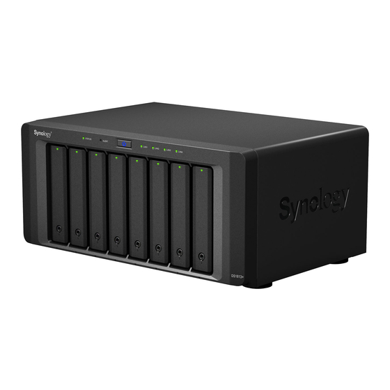 Synology DiskStation DS1813+ Quick Installation Manual