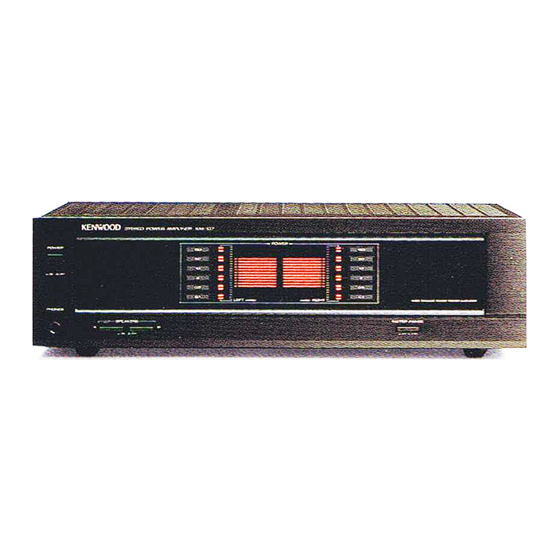 Kenwood KM-107 Instruction Manual