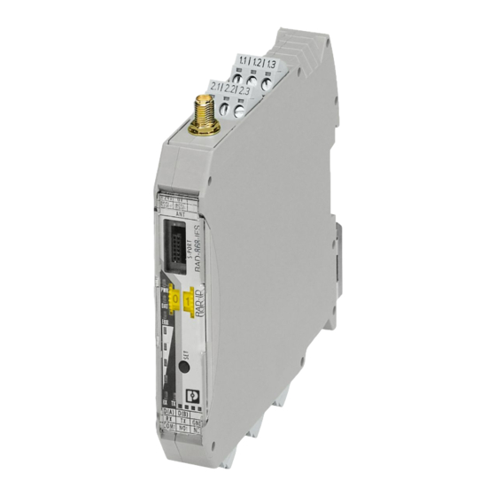 Phoenix Contact RAD-868-IFS Installation Notes