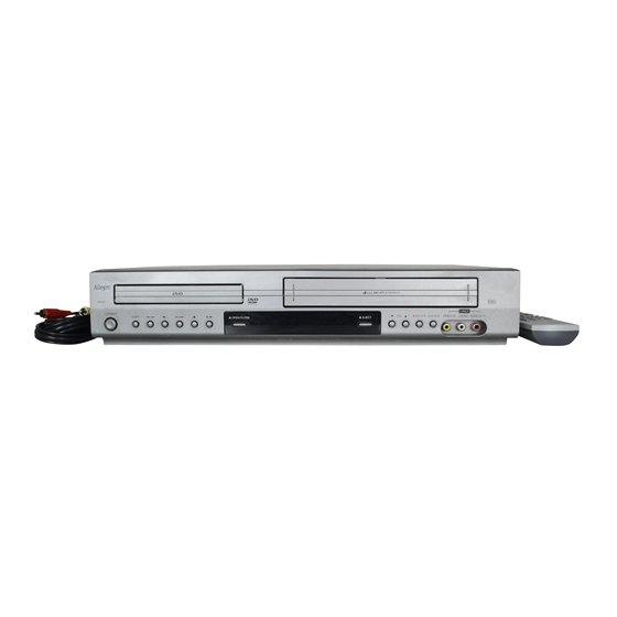 Zenith ABV441 - Allegro Progressive Scan DVD Player Hi-Fi Stereo VCR Video Cassette Recorder Combination Manuals