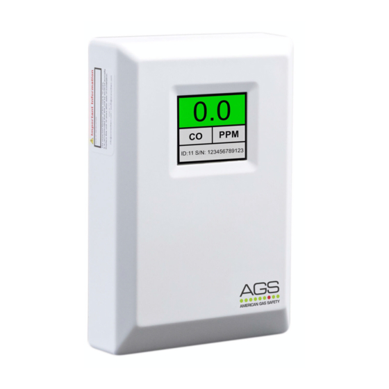AGS Merlin TFT Installation & Operation Manual