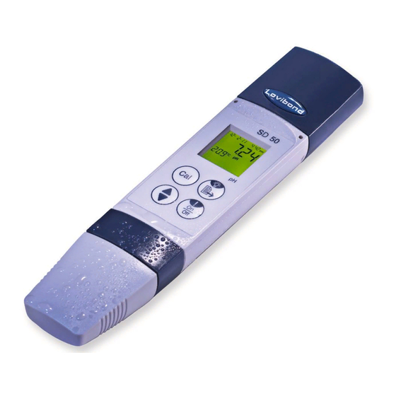 Lovibond SD 50 pH Quick Start Manual