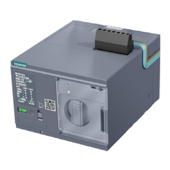 Siemens MO320 3VA9277-0HA 0 Series Operating Instructions Manual