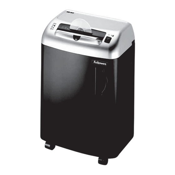 Fellowes Powershred SB-85C User Manual