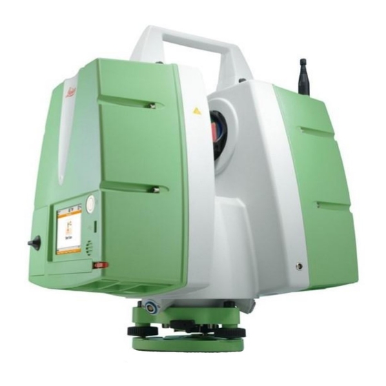 Leica Geosystems Scan Station P16 General Setup Instructions