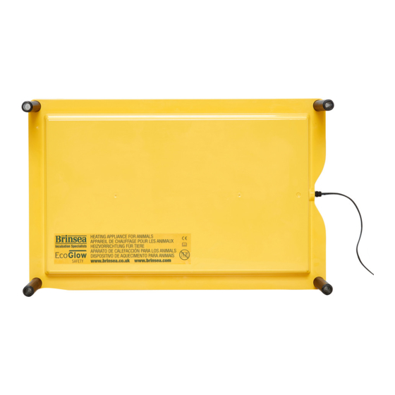 Brinsea EcoGlow Safety 1200 Instructions Manual