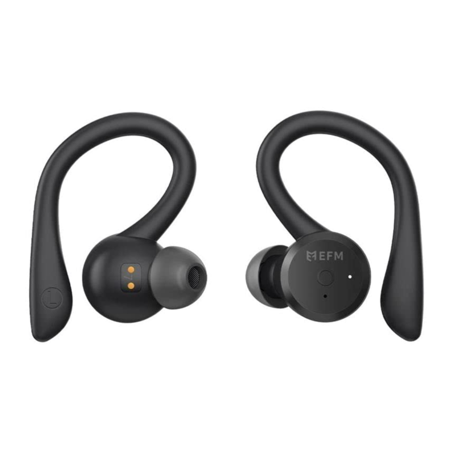 EFM TWS PELION - True Wireless Stereo HD Earbuds Manual