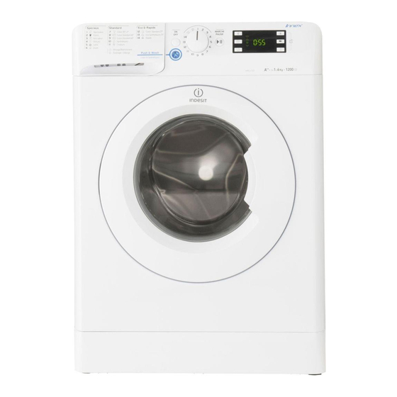 Indesit XWE 61252 Instructions For Use Manual