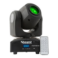 Beamz Panther 40 Led Spot Instruction Manual