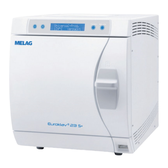 MELAG Euroklav 23 S+ User Manual