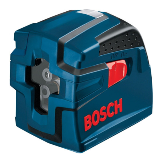 Bosch GLL2-10 Operating/Safety Instructions Manual
