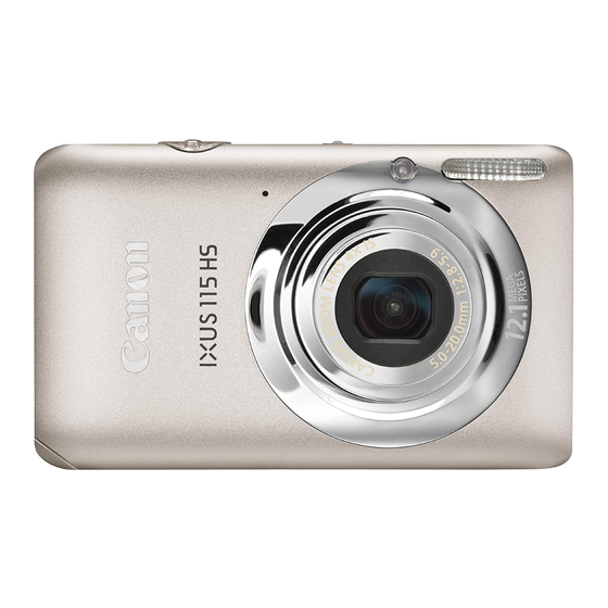 Canon Ixus 115 HS Specifications