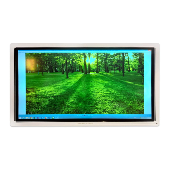 TRIUMPH BOARD 55” MULTI Touch LED LCD User Manual