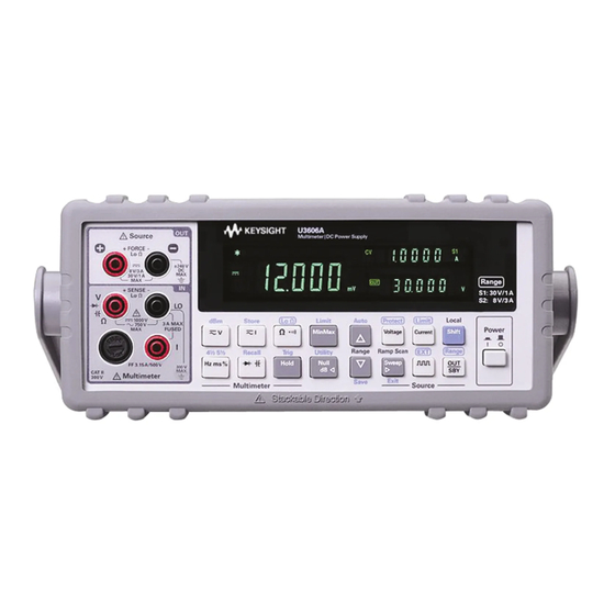 Keysight U3606A User's And Service Manual