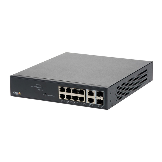 Axis T8524 PoE+ Manuals