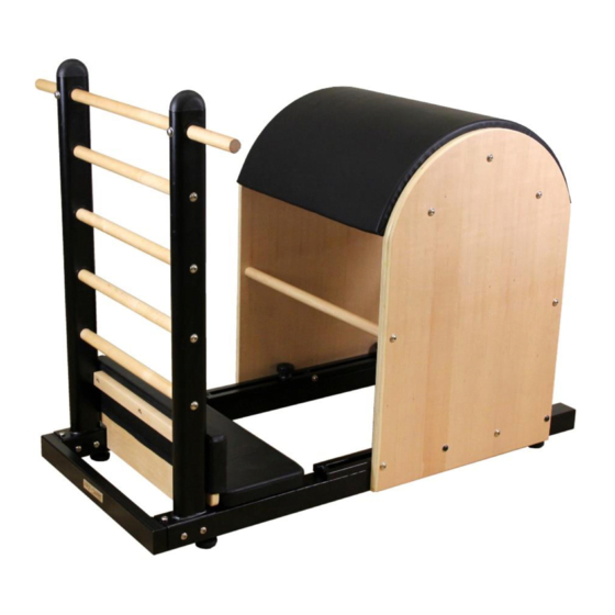 Align-Pilates Ladder Barrel Mk II Assembly Instructions Manual
