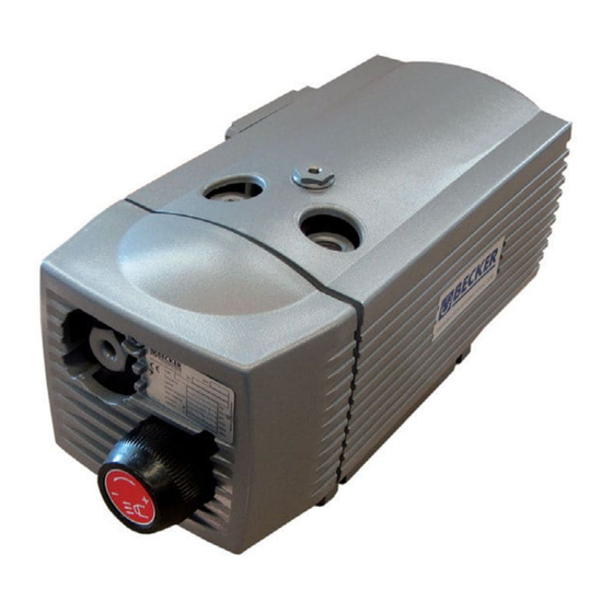 Becker DX 4.16 Operating Instructions