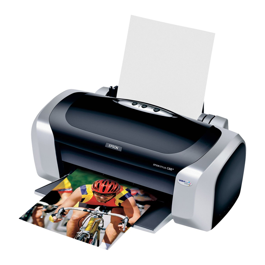 Epson Stylus C88 Start Here Manual