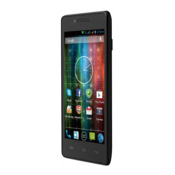 Prestigio MultiPhone PAP5451 DUO Quick Start Manual