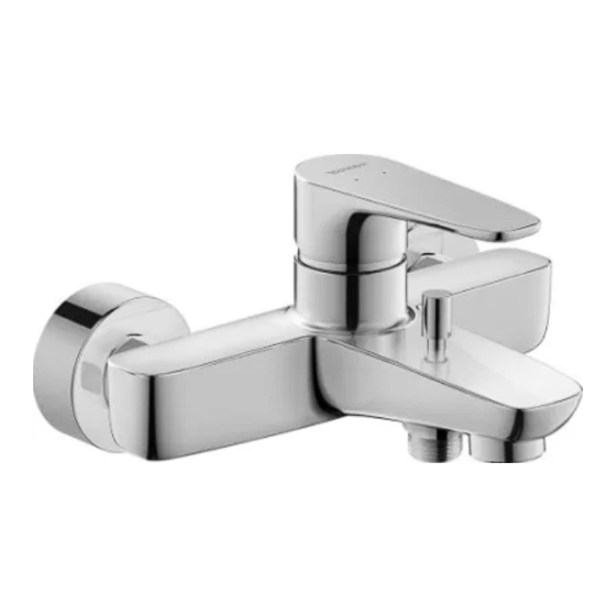 DURAVIT B15230 0000 Instructions For Mounting And Use
