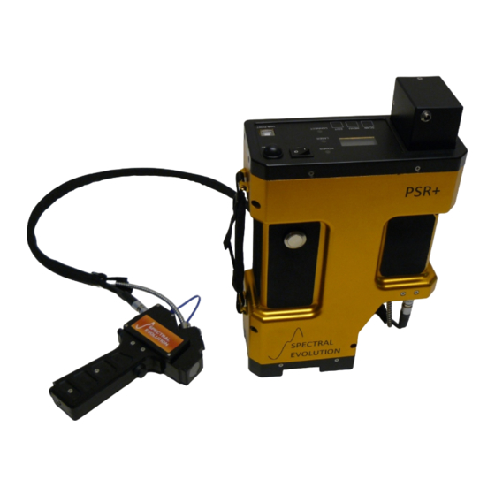 Spectral Evolution PSR Series Operator's Manual