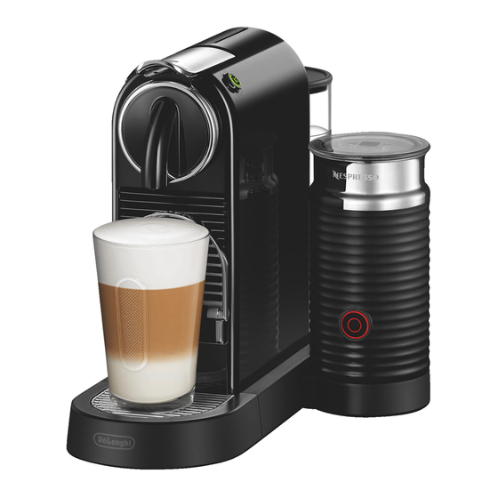 DeLonghi NESPRESSO CITIZ&MILK Manual