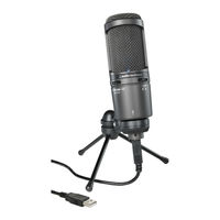 Audio Technica AT2020 USB Setup And Operation Manual