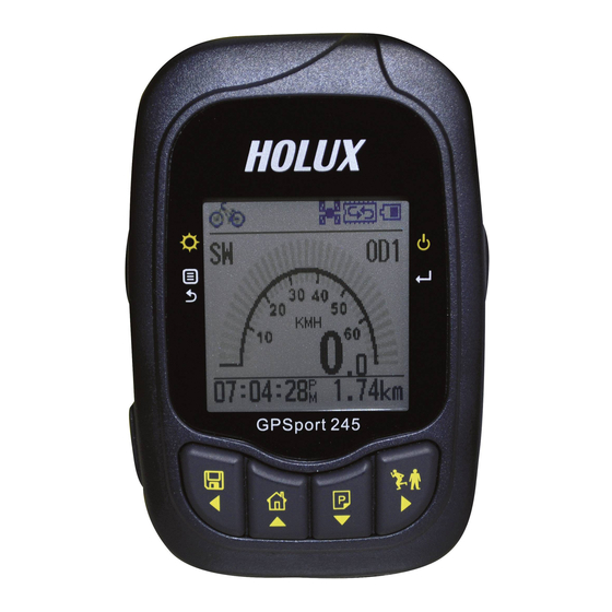 Holux GPSport 245 User Manual