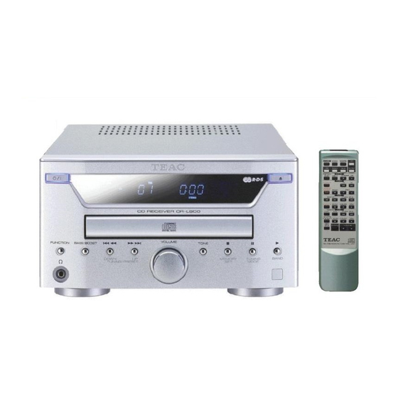 Teac CR-L600 Service Manual