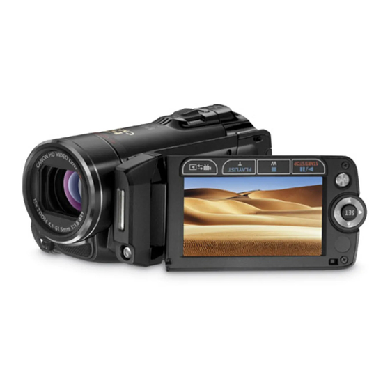 Canon VIXIA HF200 Quick Start Manual
